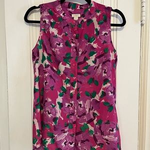 J. Crew sleeveless button up